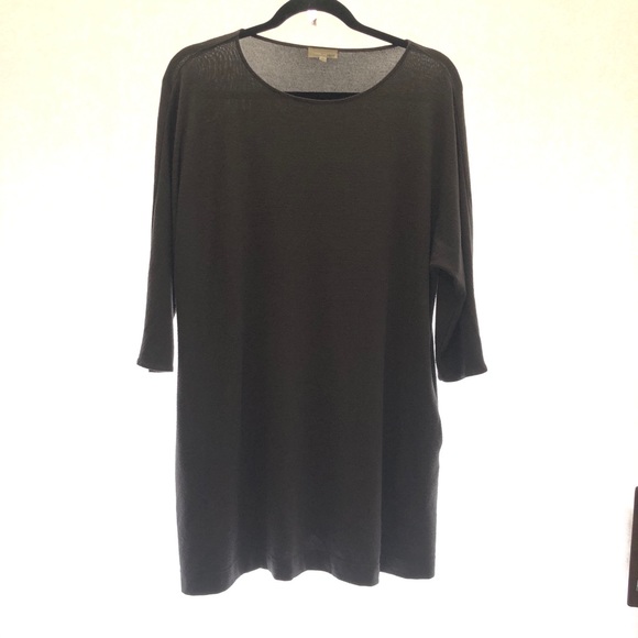 Aritzia Wilfred Free Gray Pockets Sweater Dress - Picture 1 of 7